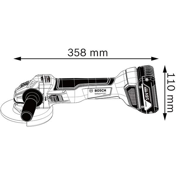 Bosch GWS 18V-10 Kit