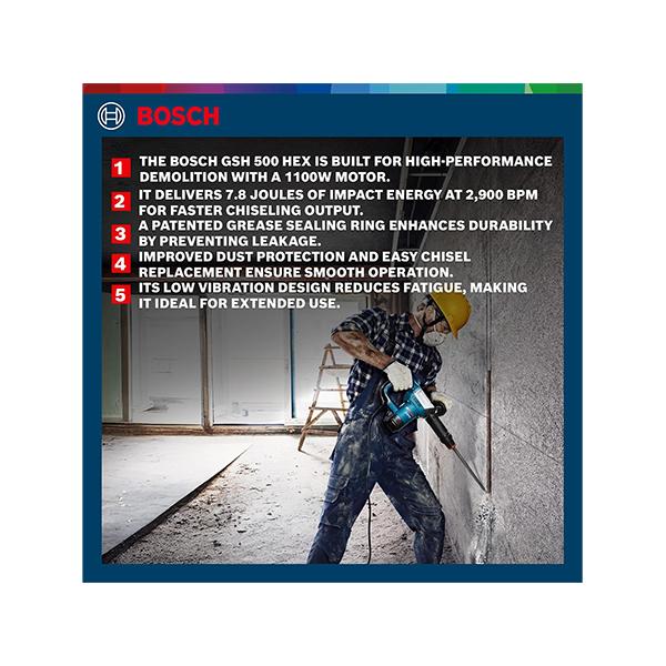 Bosch GSH 500 Hex