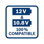 Bosch GAL 12V-40 + 2x GBA 12V 2.0Ah