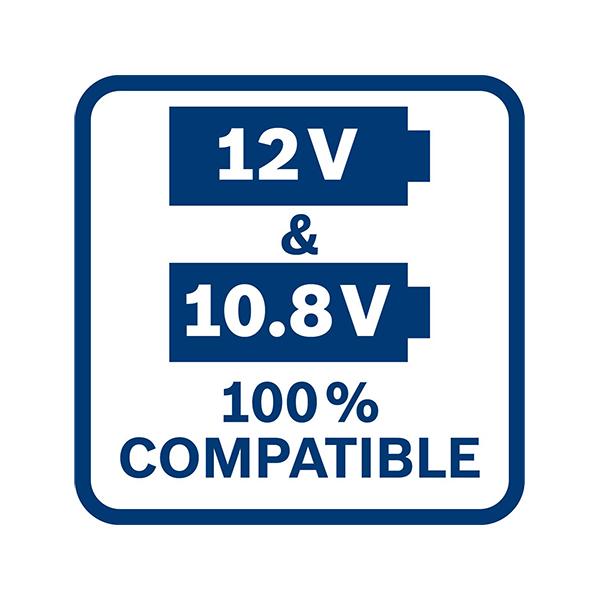 Bosch GAL 12V-40 + 2x GBA 12V 2.0Ah
