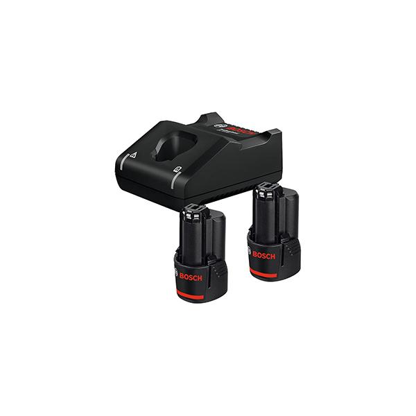 Bosch GAL 12V-40 + 2x GBA 12V 2.0Ah