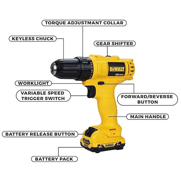 Dewalt DCD700D2 10mm